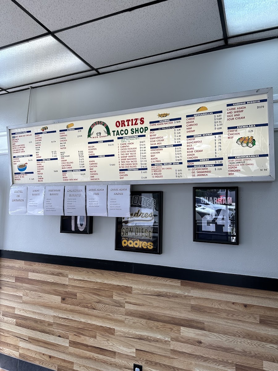 Ortiz's Taco Shop Menu - Image 3