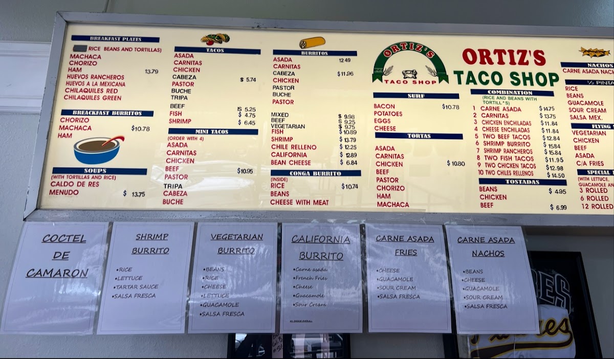 Ortiz's Taco Shop Menu - Image 5
